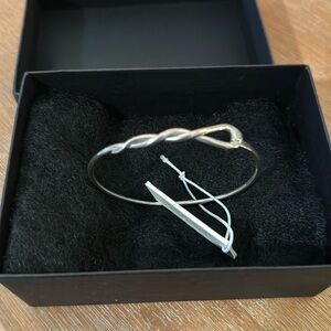 Sterling Silver Infinity Bracelet